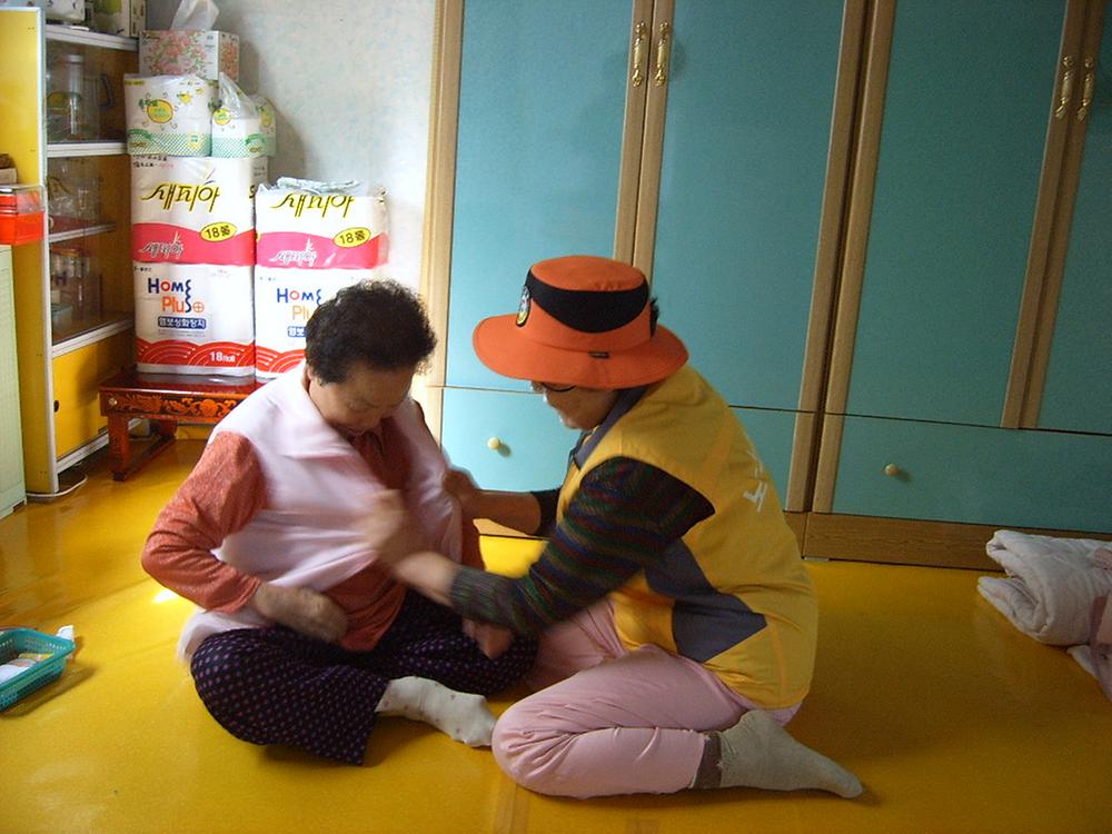 노-노 홈케어 활동 사진 사진