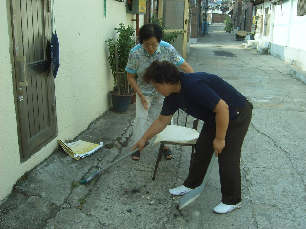 이미용봉사(청소봉사) 사진
