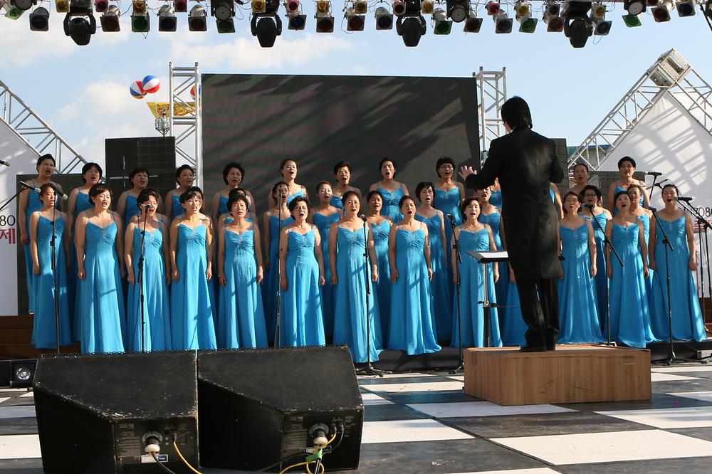 2009년 광주 충장축제 공연 사진