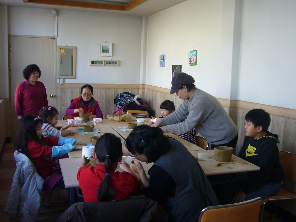 2010년 겨울방학특강(도예교실) 사진