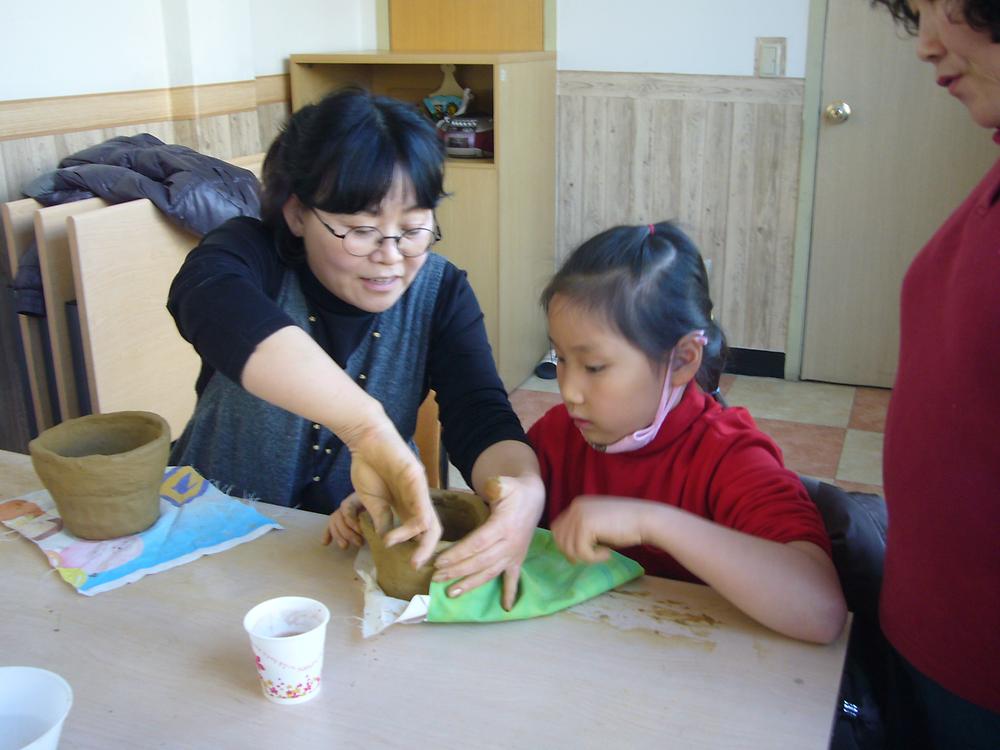 2010년 겨울방학특강(도예교실) 사진