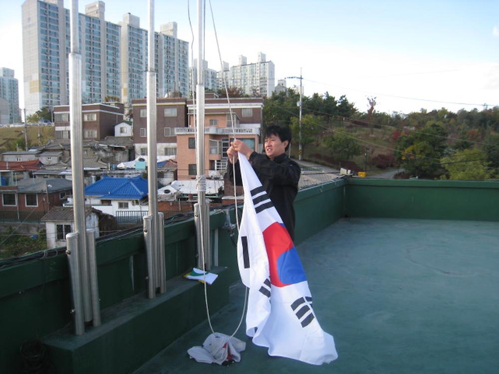 동 청사 가로기 정비 사진