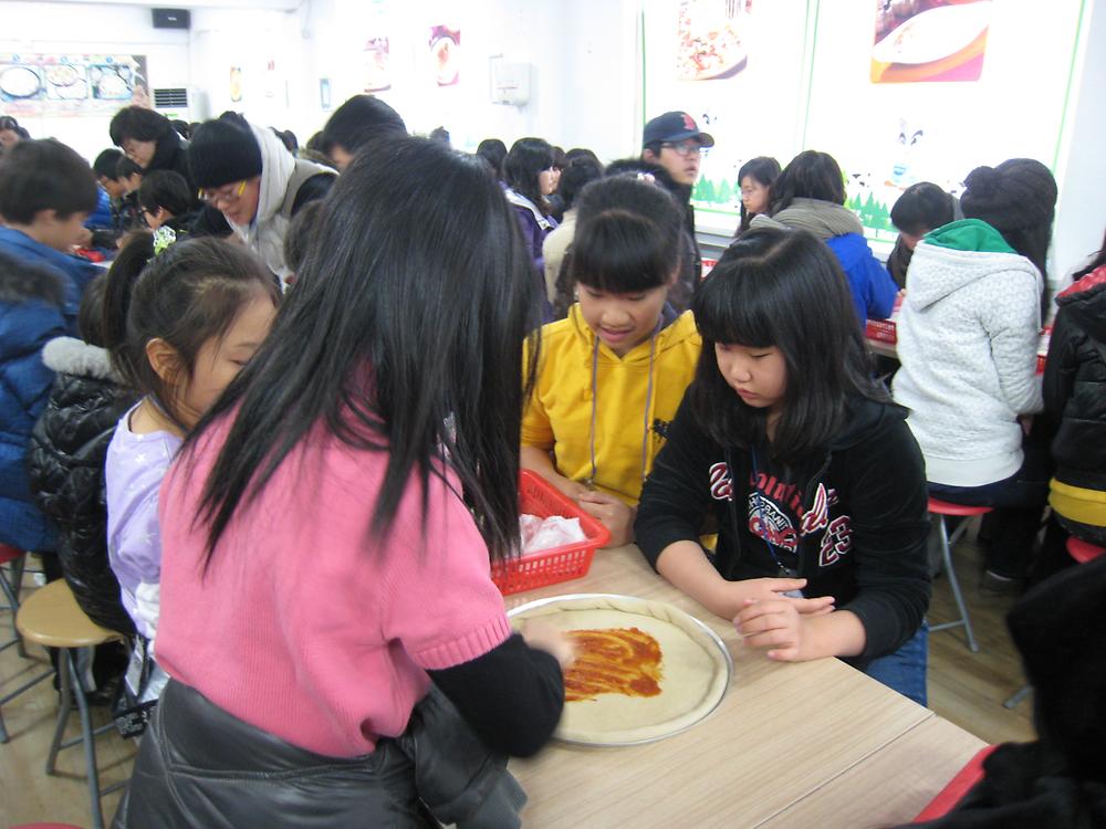 겨울방학 임실치즈피자체험 사진