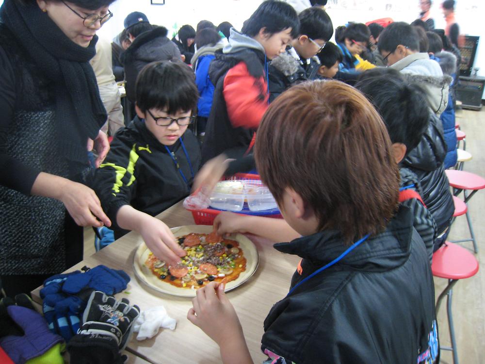 겨울방학 임실치즈피자체험 사진