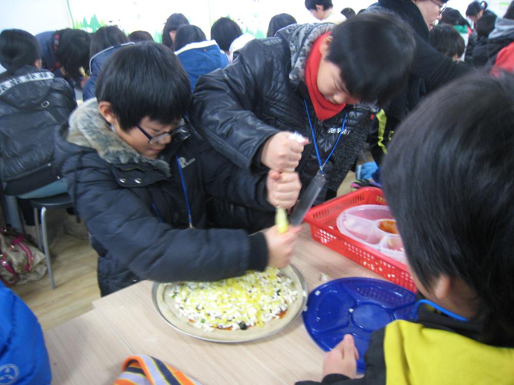겨울방학 임실치즈피자체험 사진