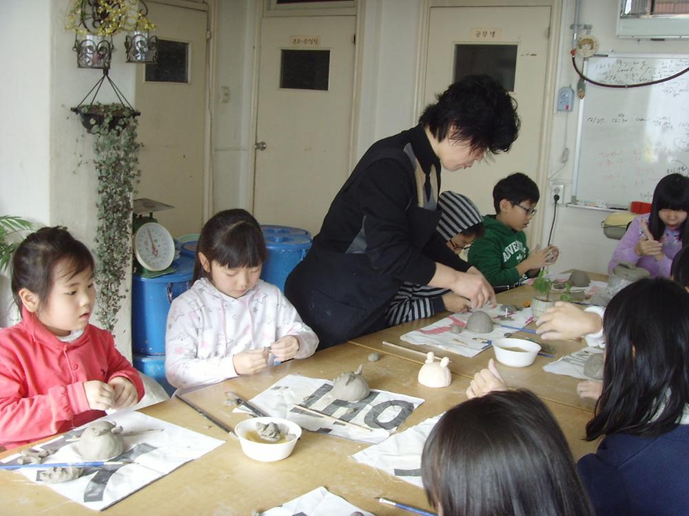 방학특강 - 어린이 도예교실(2011.01.17) 사진