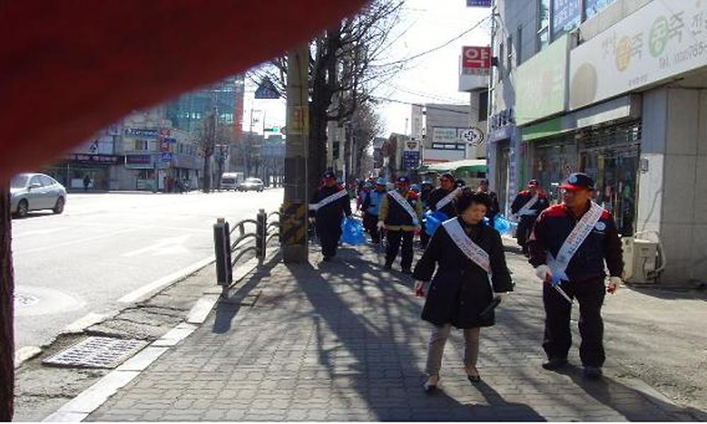 3월 17일 자유총연맹 환경정비 실시 사진