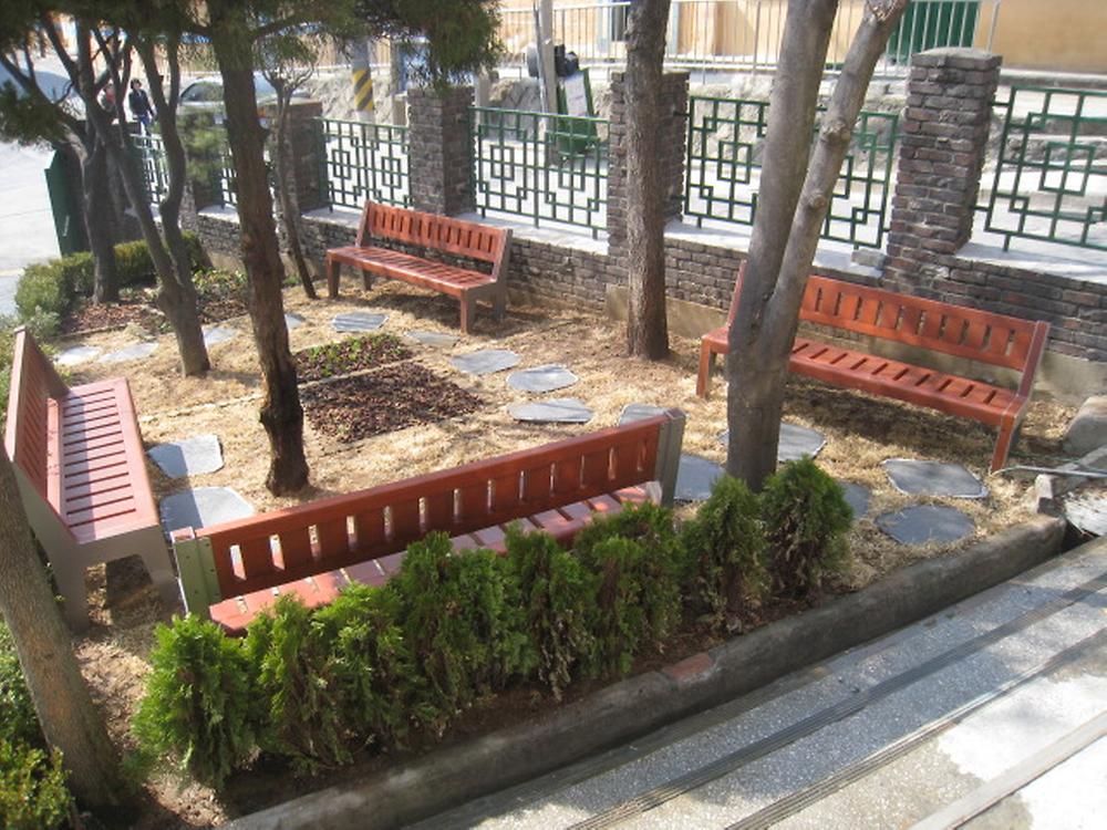 동 주민센터 쉼터조성 사진