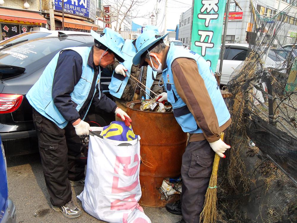 물의 날 기념 국토 대청결 운동 사진