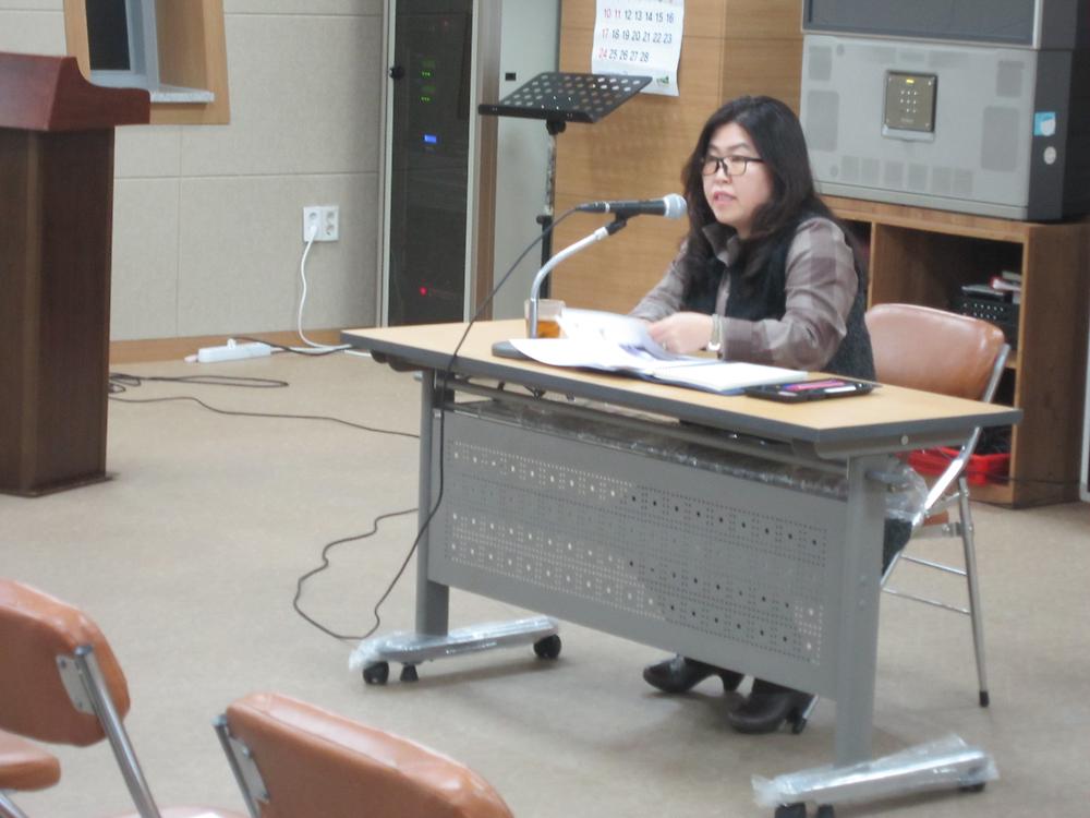 마을만들기 설명회 사진