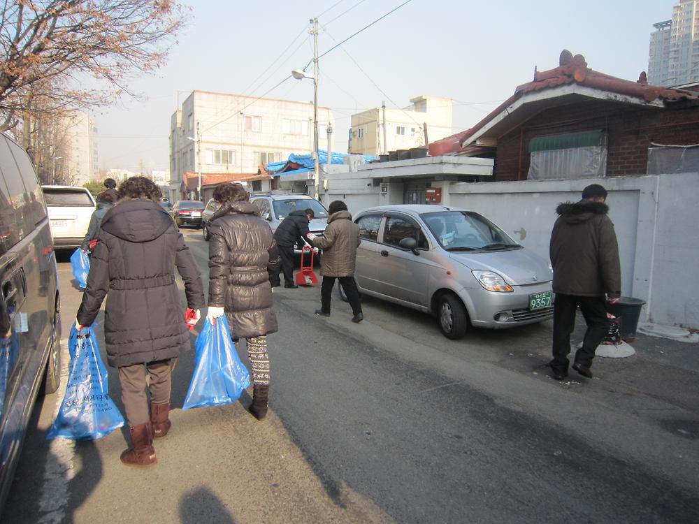 1.22. 설맞이 마을 대청소 사진