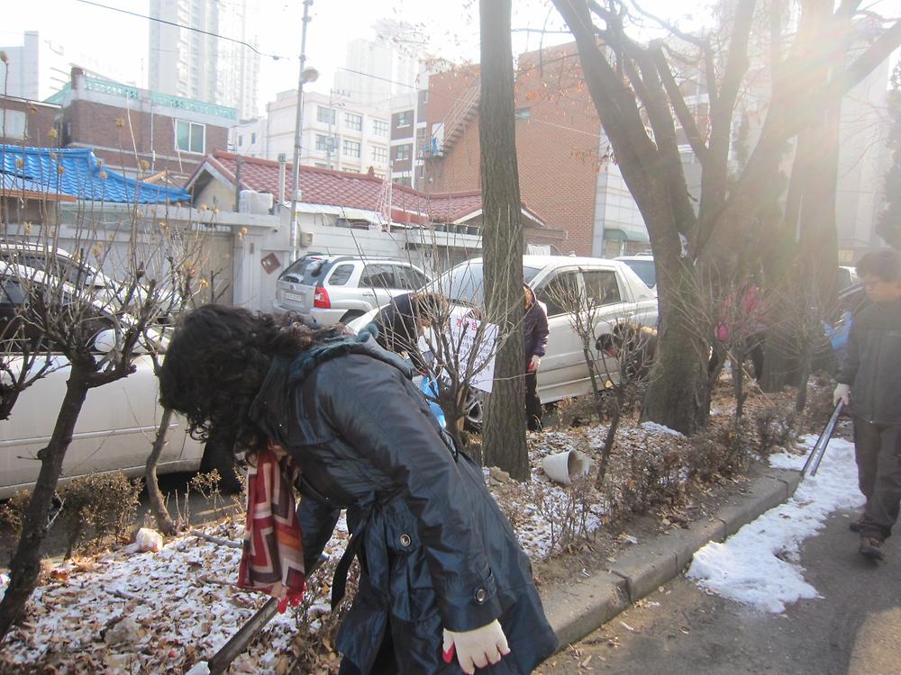 1.22. 설맞이 마을 대청소 사진