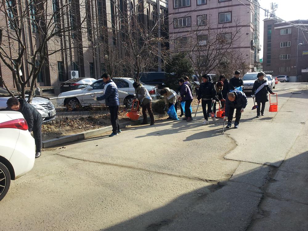 설 마무리 일제 대청소 실시(2014.2.12) 사진