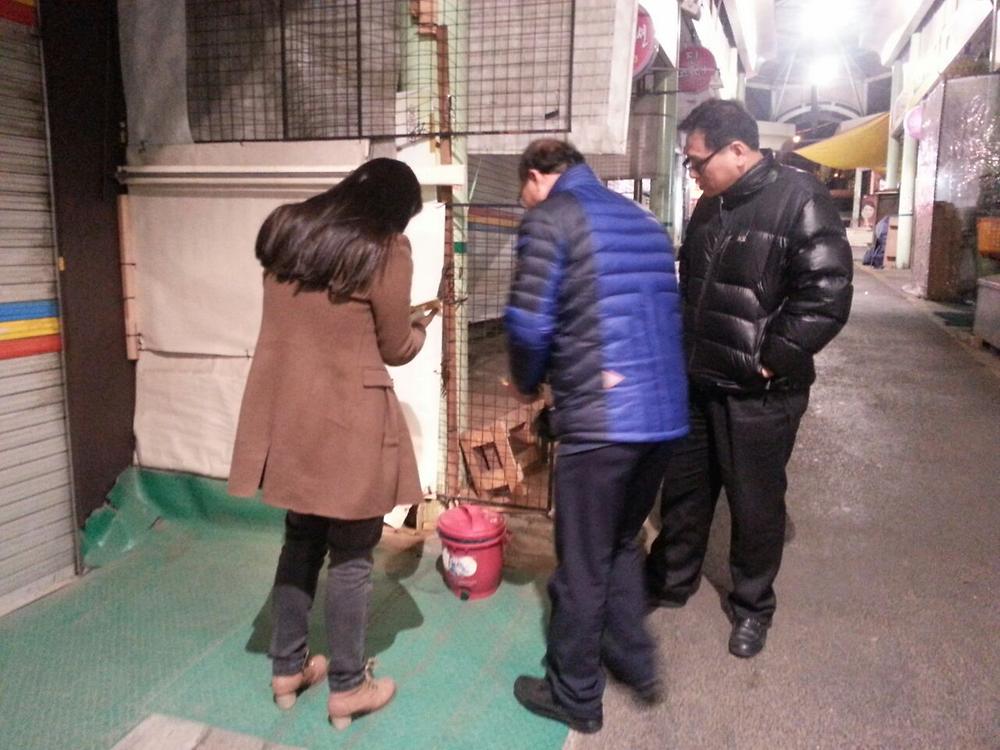2014.3.5 음식물쓰레기 단속 사진