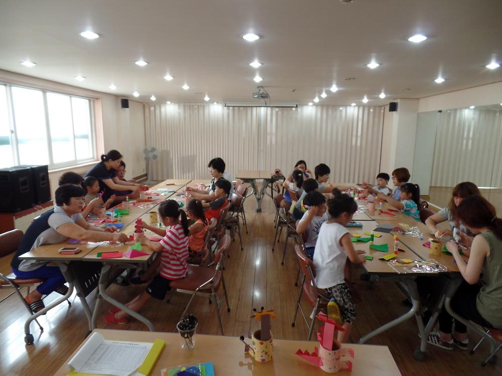 여름방학 일일특강(종이접기) 사진