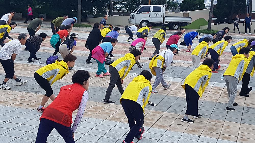 걷기 전 준비운동1 사진