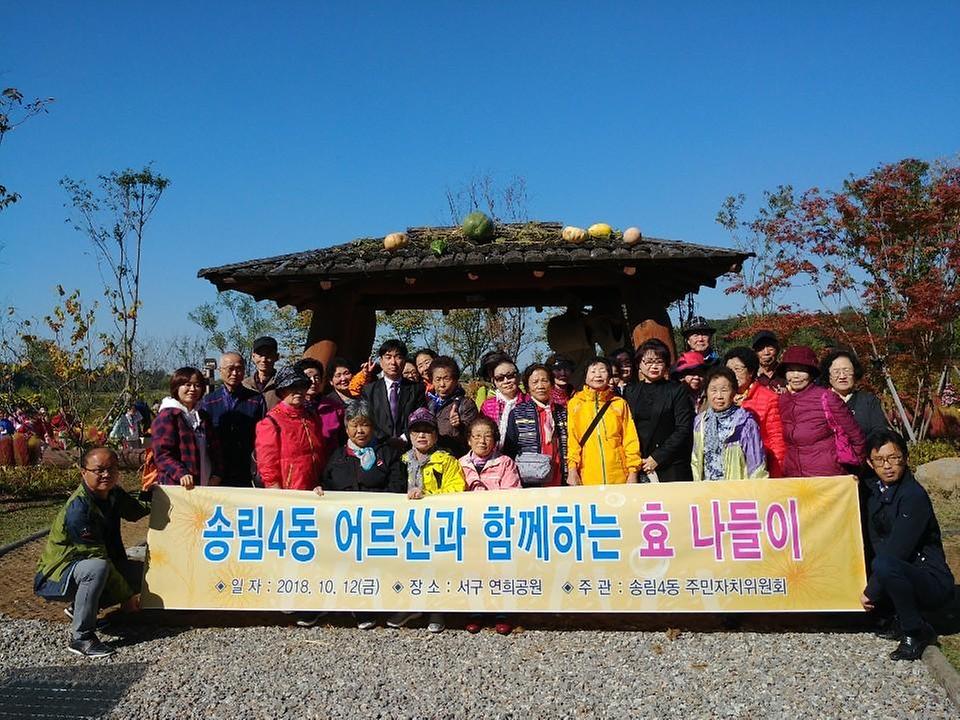 어르신과 함께하는 효 나들이 사진