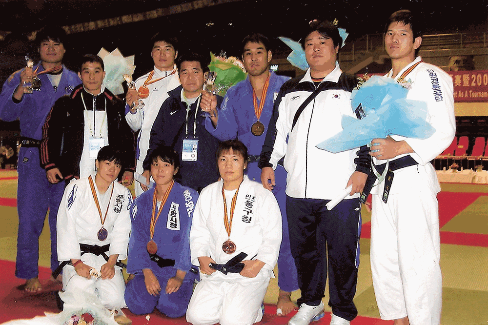 2006 중국오픈국제유도대회 입상 박미선 선수 사진