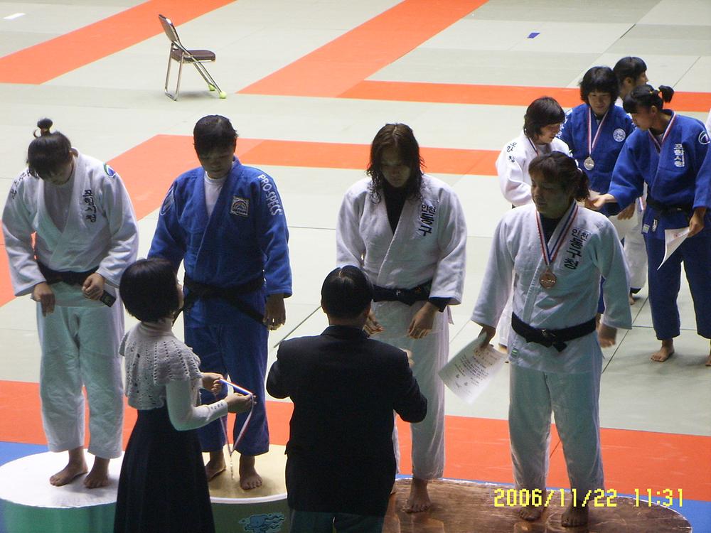 제6회 탐라기 전국유도대회 시상식 사진