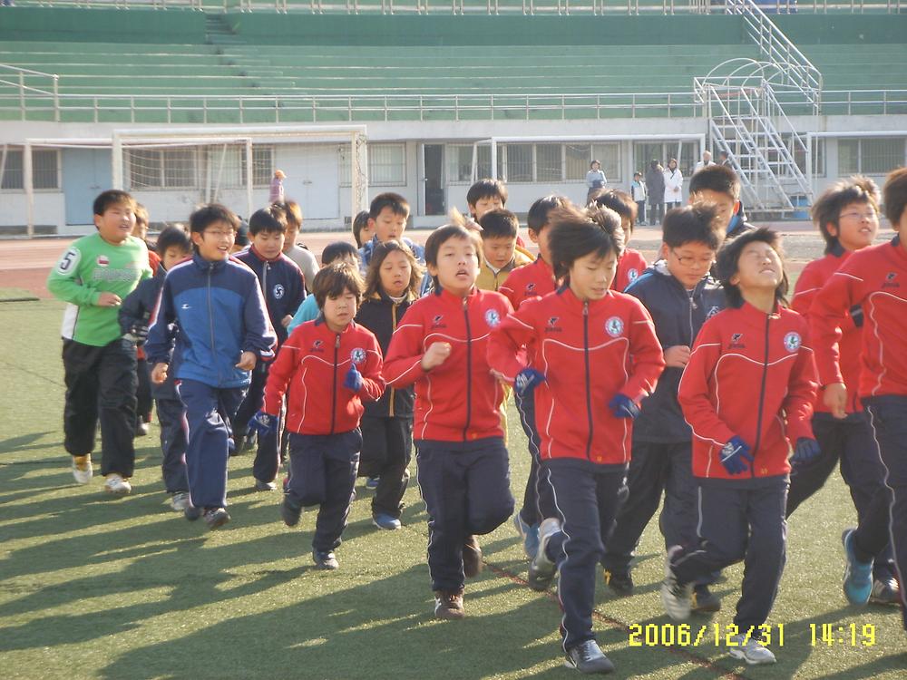동구청 어린이축구단 동계훈련 돌입 사진