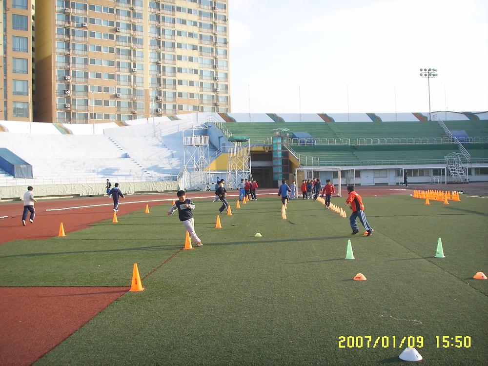 동계훈련 장면 사진