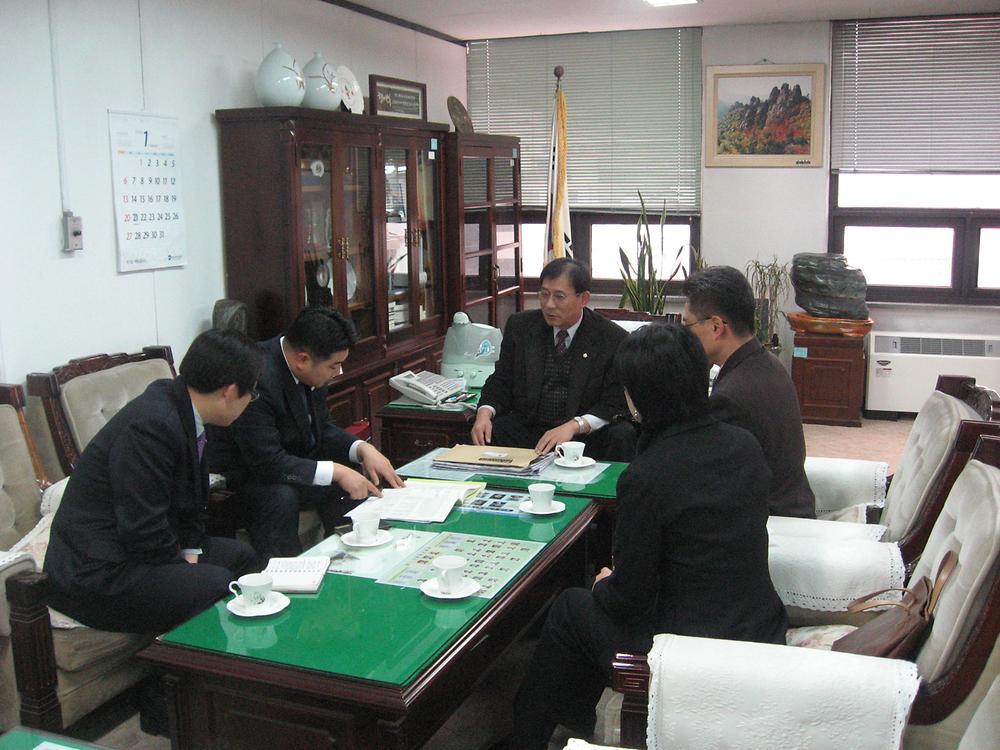 동인천 청년회의소(JCI) 임원  의회 방문 사진