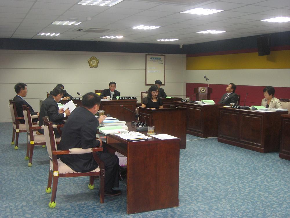 제145회 동구의회 임시회 예산결산특별위원회 사진