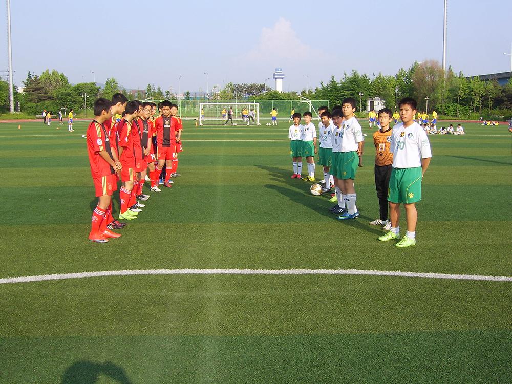 동구 중학생클럽MFC 축구단 사진