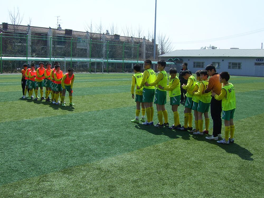 동구 중학생클럽(MFC) 축구단 사진