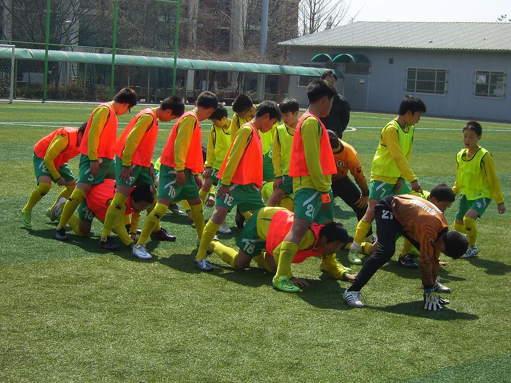 동구 중학생클럽(MFC) 축구단 사진
