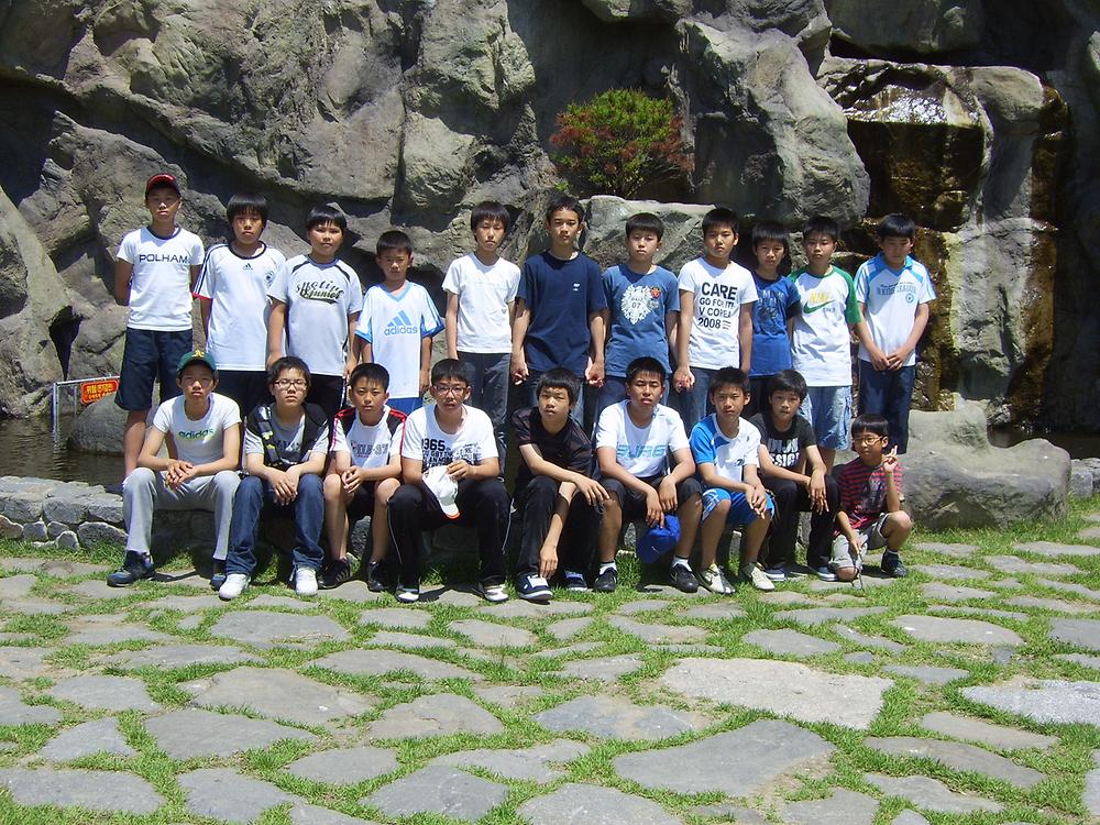 동구 중학생클럽(MFC) 축구단 사진