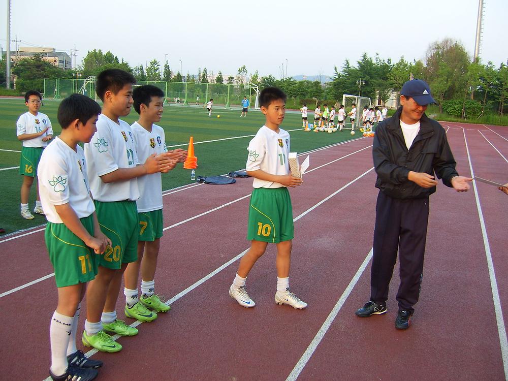 동구 중학생클럽(MFC) 축구단 사진
