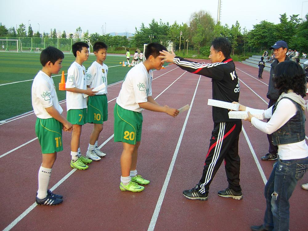 동구 중학생클럽MFC 축구단 사진