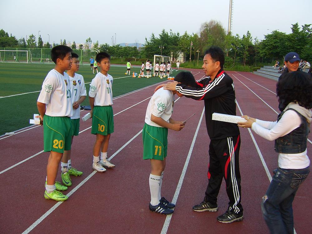 동구 중학생클럽(MFC) 축구단 사진
