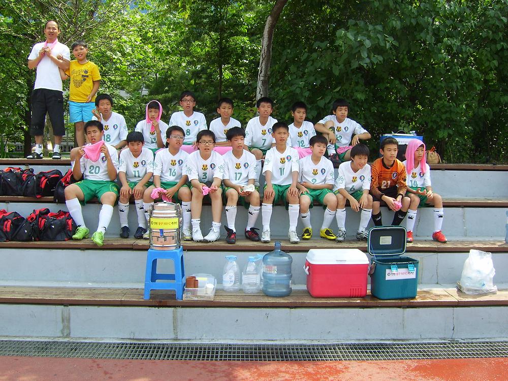 동구 중학생클럽(MFC) 축구단 사진