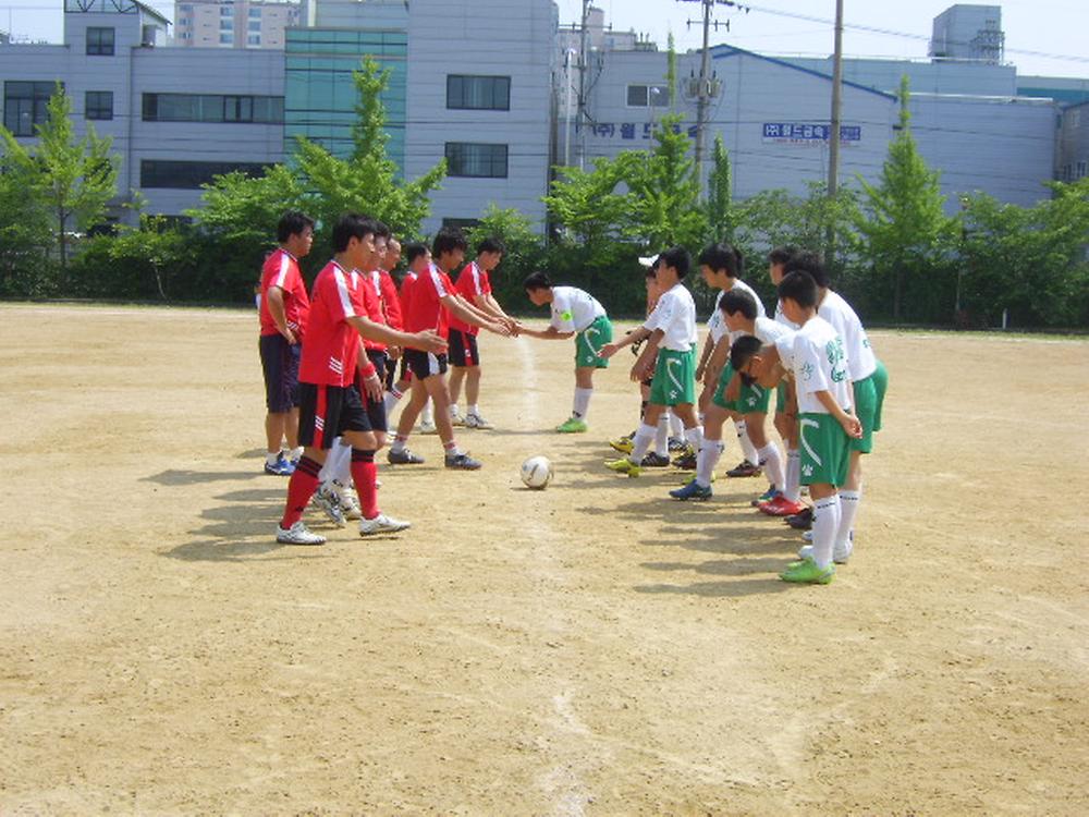 동구 중학생클럽(MFC) 축구단 사진
