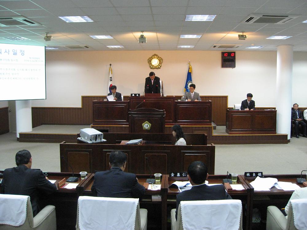 제153회 동구의회 임시회 사진