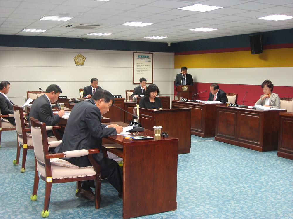 제153회 임시회 1차 조례심사특별위원회 사진