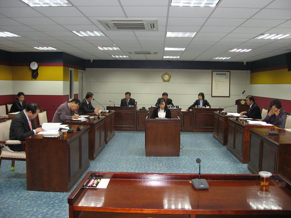 제154회 동구의회 임시회 행정사무감사특별위원회 사진