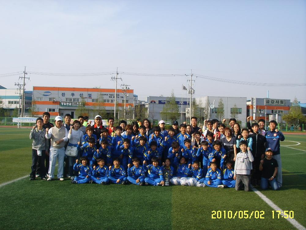 2010 인천광역시장기(유소년부)준우승후 단체기념사진 사진