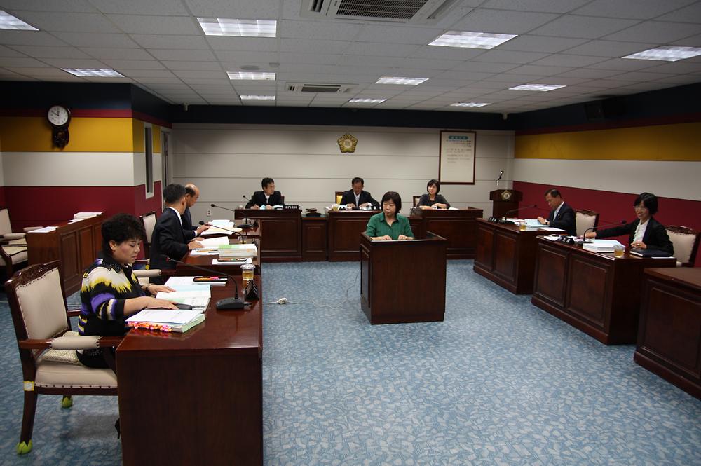 제163회 동구의회 제1차 정례회 예산결산특별위원회 사진