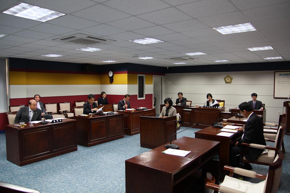 제164회 동구의회 임시회 행정사무감사특별위원회 사진