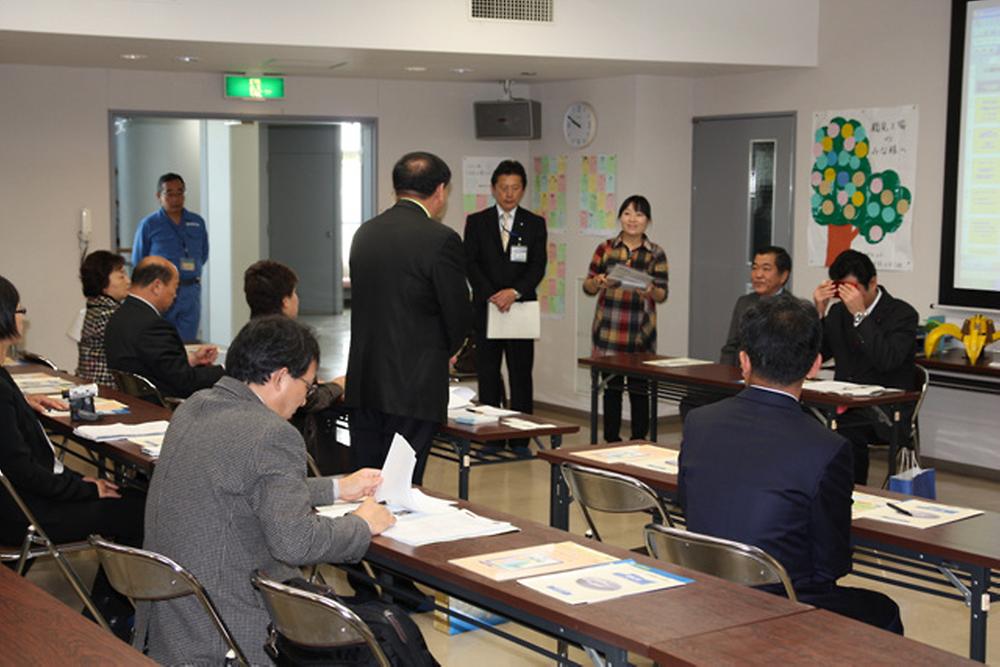츠루미소각장 견학 사진