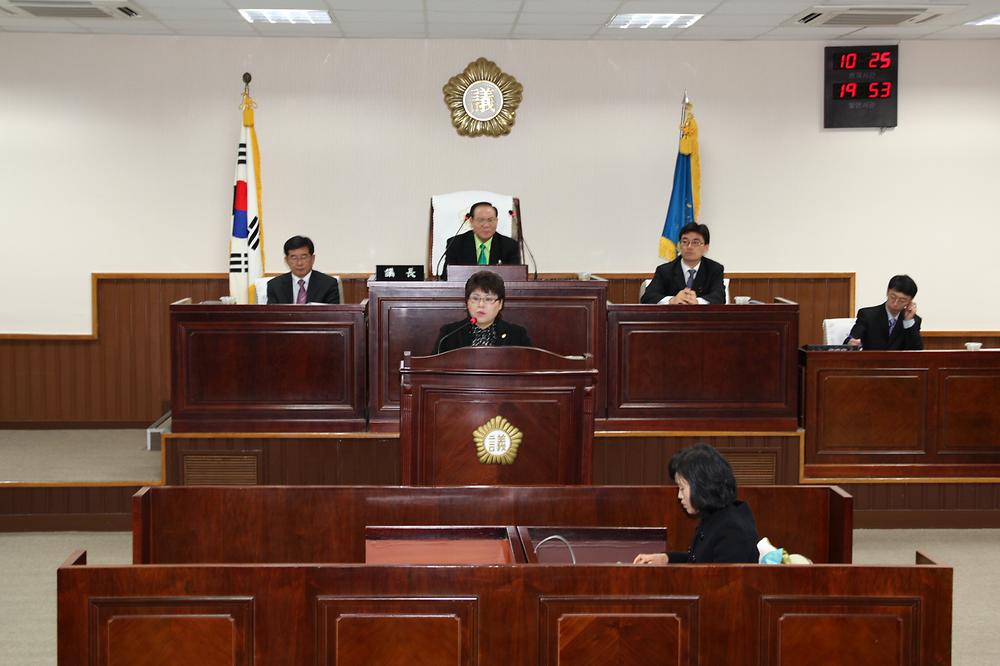 구정질문(지순자 의원) 사진