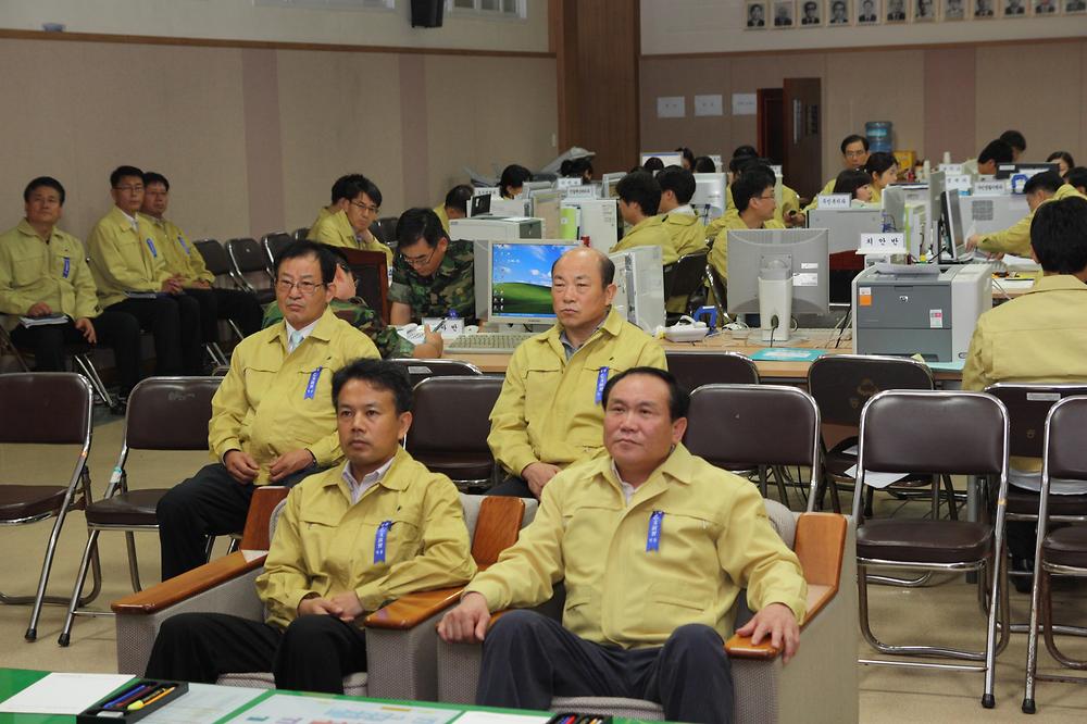 2011년 을지연습 훈련장 방문 사진