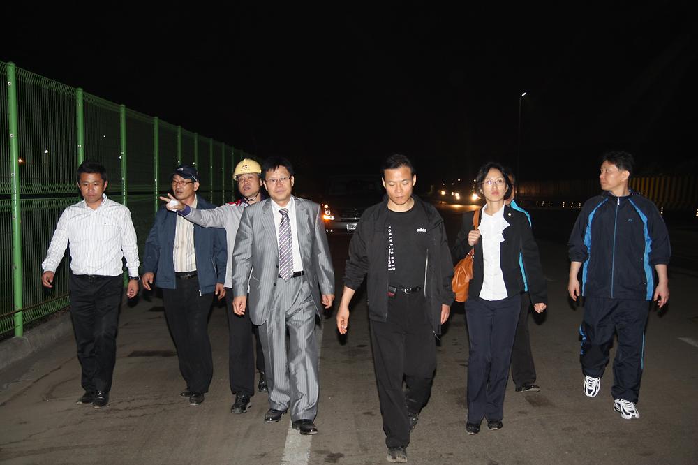동구의회, 관내 제철기업 중심 야간 환경단속 사진