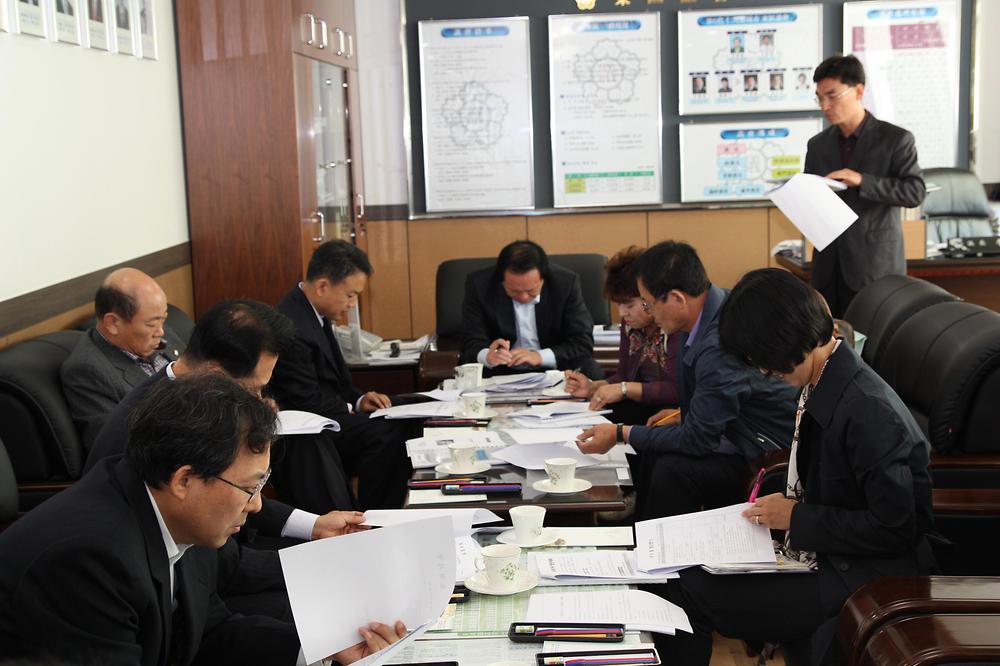 제172회 인천광역시동구의회 임시회 관련 의원간담회 사진