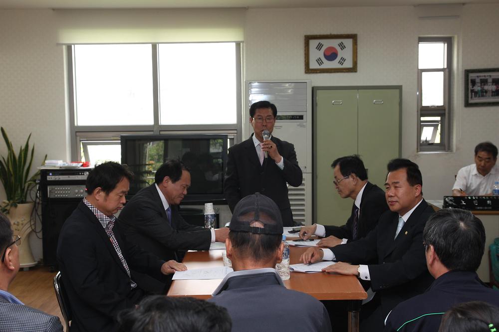 송림 풍림아이원아파트 도로개설 관련 토론회 사진