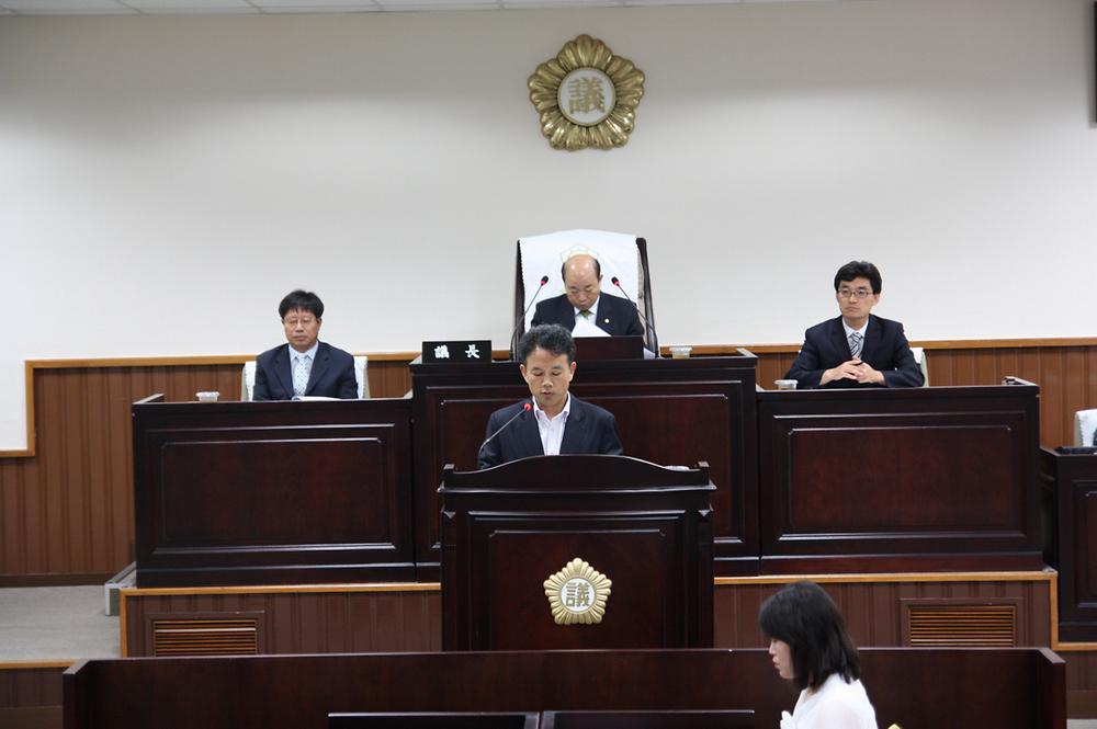 제178회 제1차정례회 제4차본회의 구정질문 사진