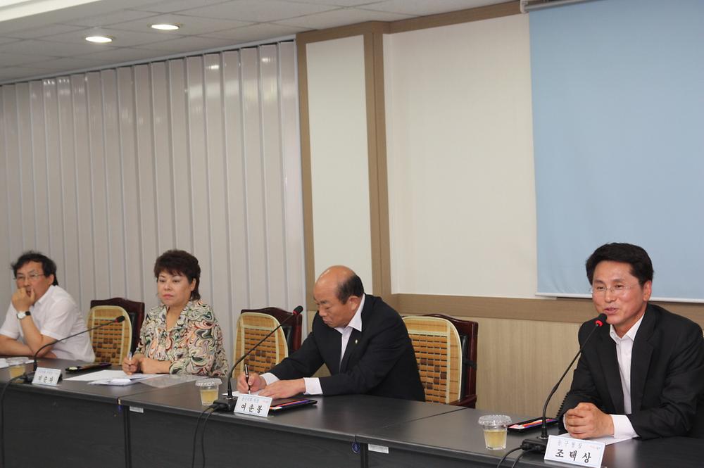 박문여중·고 송도이전에 따른 관계기관 간담회 사진